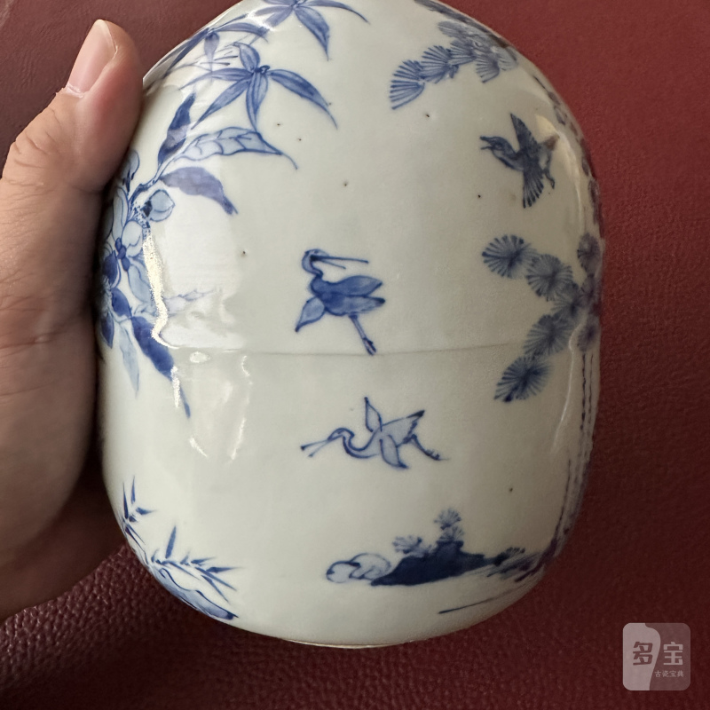 明崇祯 青花喜上眉梢图酒壶 - 图16
